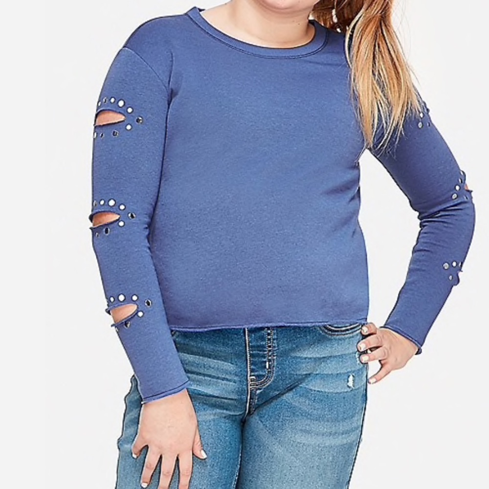 slash sleeve sweatshirt - Picture 3 of 3